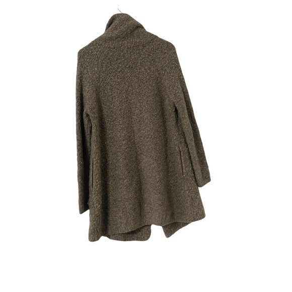 JOIE Wool Shawl Boucle Open Long Cardigan Sweater - Picture 7 of 9